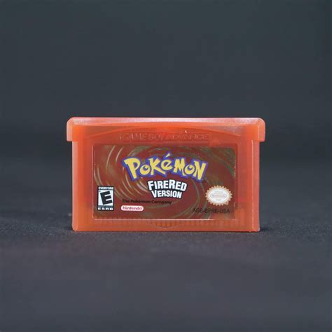 Pok Mon Fire Red For Nintendo Game Boy Gba Ds Gbm Etsy