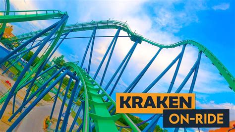 Kraken SeaWorld Orlando 4K 60fps Onride POV YouTube