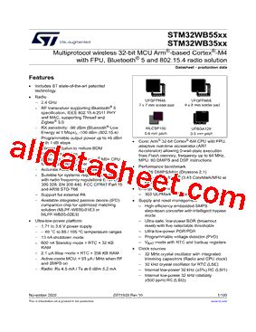 Stm Wb Ceu Atr Datasheet Pdf Stmicroelectronics