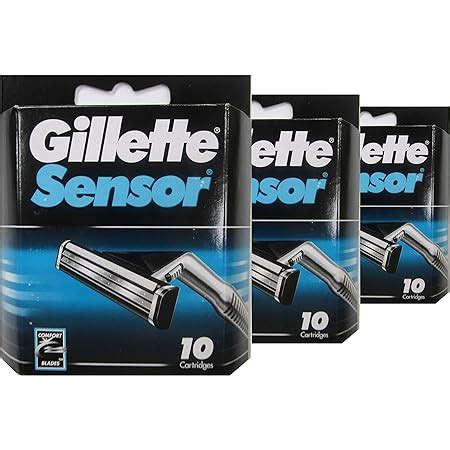 Amazon Gillette Sensor Refill Razor Blade Cartridges 10 Pack