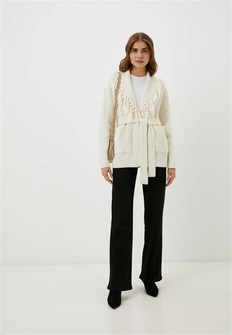Кардиган Guess, цвет: белый, RTLACZ142501 — купить в интернет-магазине ...