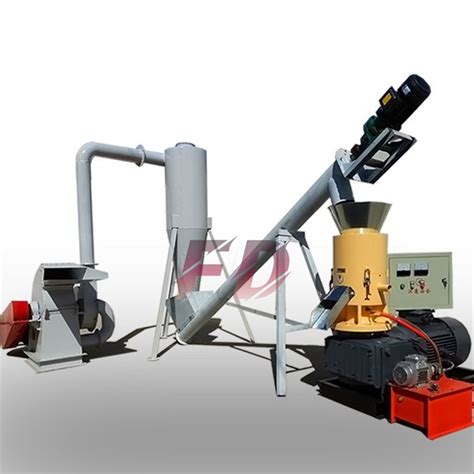 Vertical Ring Mold Particle Flat Grinding Machine Biomass Sawdust