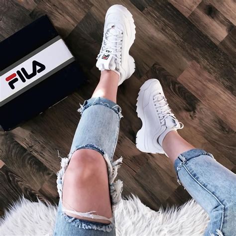 Tenis Blanco Fila Mujer Atelier Yuwa Ciao Jp