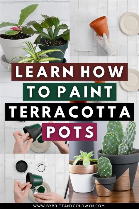 Paint Terracotta Pots Pin By Brittany Goldwyn Live Creatively