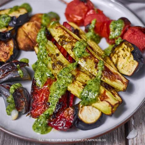 Charcoal Grilled Mediterranean Vegetables Summer Sides Recipe