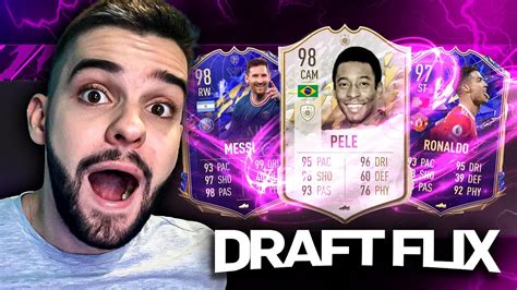 VOLTOU SUPER FUT DRAFT DRAFTFLIX OS MELHORES ICONS FIFA 22