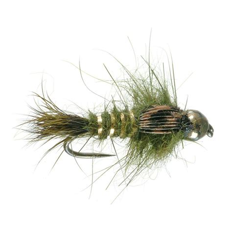 Gold Ribbed Tungsten Bead Hares Ear Fly Trident Fly Fishing