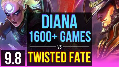 Climb The Ladder As DIANA Vs TWISTED FATE MID 1600 Games EUW