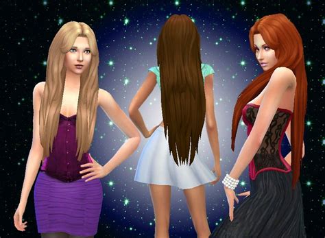 White Long Hair Sims With Bangs Linkjaf