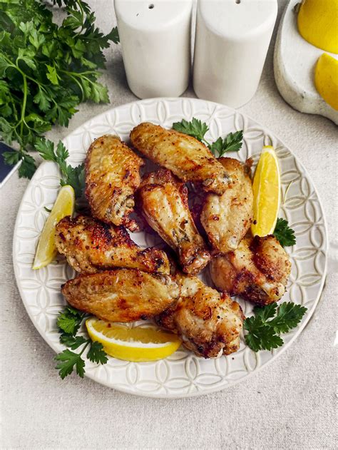 Crispy Air Fryer Lemon Pepper Wings The Salty Pot