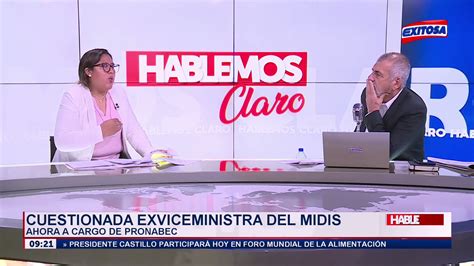 Exitosa Noticias On Twitter 🔴🔵en Exitosa María Tarazona Directora