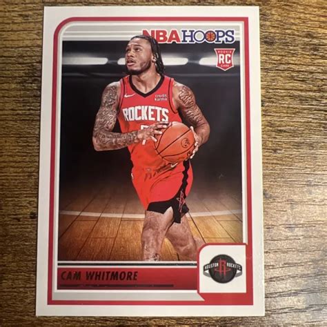 2023 24 PANINI NBA Hoops Cam Whitmore Recrue RC 265 Houston Rockets