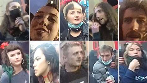 Bristol Violence Police Release Pictures Of 10 Suspects After Disorder Following Kill The Bill