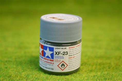 Tamiya Color LIGHT BLUE Acrylic Mini Paint XF23 10mls ARCANE Scenery