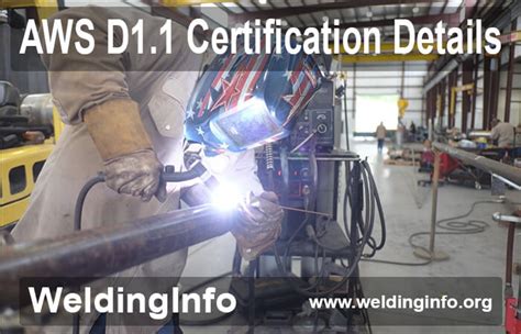 Aws D1 1 Certification Meaning Cost Exam Benefits Weldinginfo