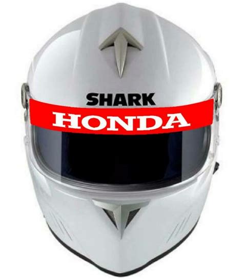 Kart Motorcycle Racing Helmet Visor Sun Strip Sticker