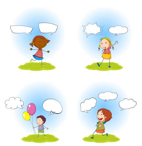 Kids Speech Clipart