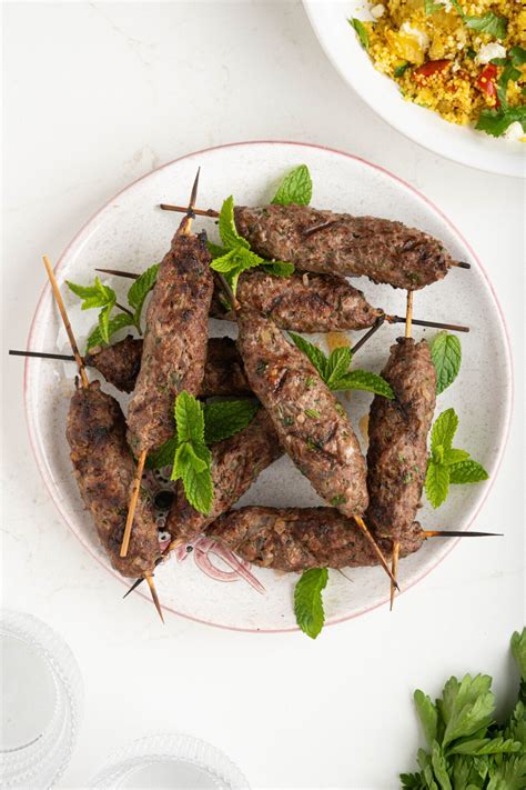 30 Minute Grilled Moroccan Kefta Brochettes Salima S Kitchen