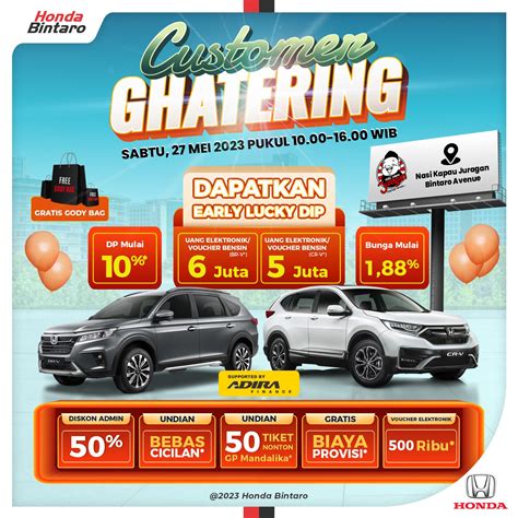 Customer Gathering Honda Bintaro 27 Mei 2023 Honda Bintaro