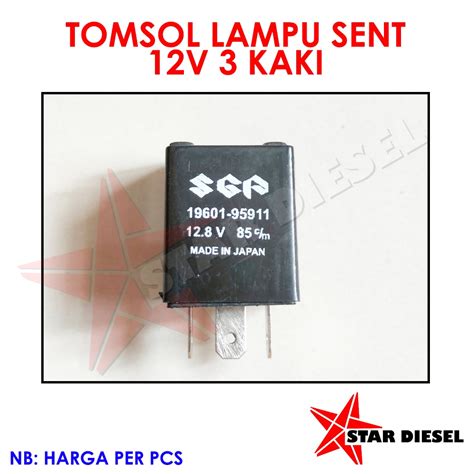 Jual Flasher Sein V Pin Kaki Tomsol Lampu Sent V Kaki