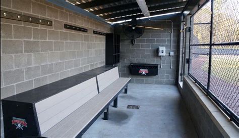 Mlb Style Softballbaseball Dugout Benches For Wescott Park I