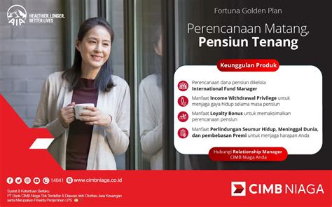 AIA Dan CIMB Niaga Luncurkan Fortuna Golden Plan Media Asuransi News