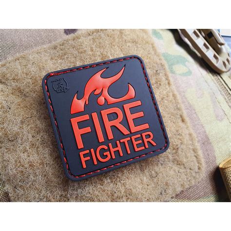 JTG FireFighter Patch Blackmedic 3D Rubber Patch Jackets To Go