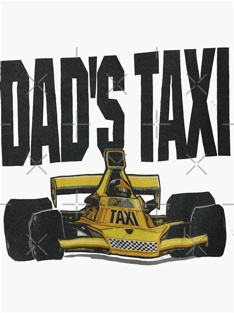 S Streetwear Mens Medium Dad S Taxi Race Car Spell Out T Shirt White