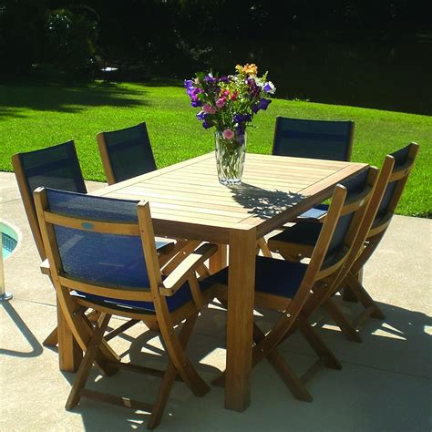 Royal Teak Sailor Outdoor Dining Set For 4 Rt Sailor Set2