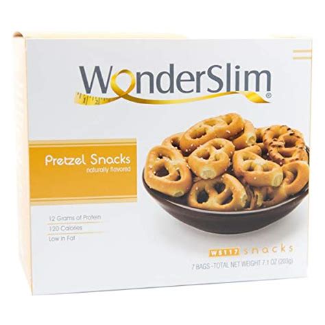 Wonderslim High Protein Pretzel Snacks Low Carb Diet Healthy 12g Protein Snack For Weight Loss