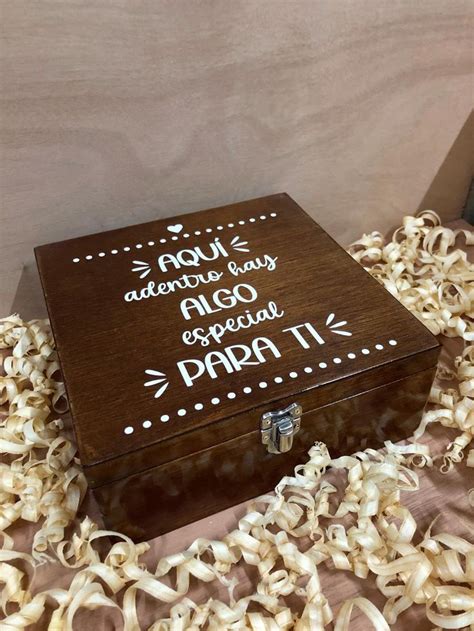 Caja De Madera Para Padrinos De Bautizo Letrero De Boda Consejos De