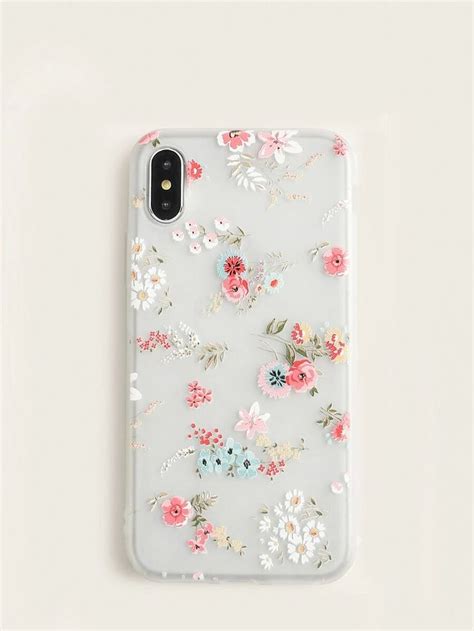 Floral Iphone Case Shein Usa Floral Iphone Case Iphone Cases Floral Pattern Iphone Case