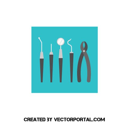 Dental Tools Vector