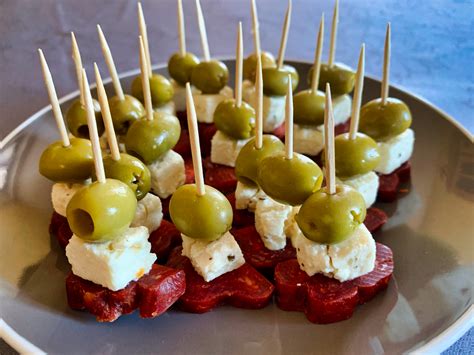 Recette De Brochettes Chorizo Feta Olives Cuisine Blog