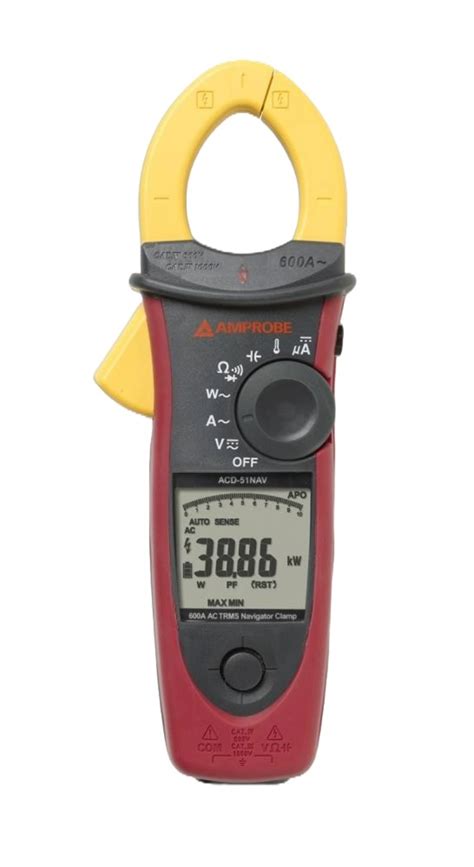 Fluke Acdc 52nav 600 A Acdc Trms Navigator Clamp 3729961 Acme Tools