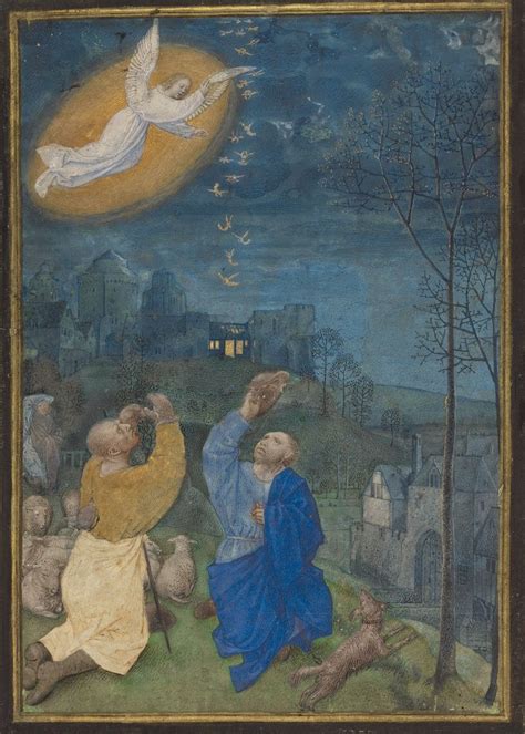 The Annunciation To The Shepherds Late 1470s About 1480 Flemish