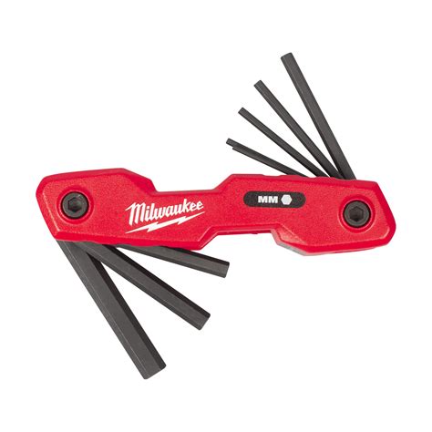 Milwaukee Pce Metric Folding Hex Key Set Protrade