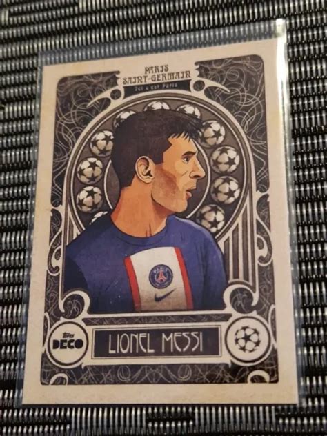 Topps Deco Uefa Champions League Lionel Messi Artistry Insert