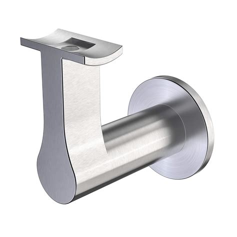 Buy Handrail Bracket Stainless Steel 316 Round Slim Satin Stainless