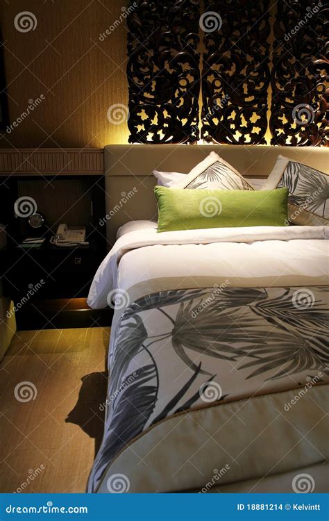 Hotel Room at Night stock photo. Image of interior, architecture - 18881214