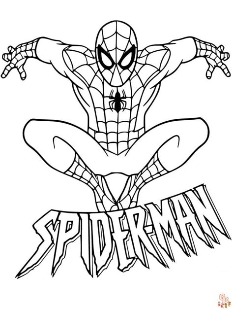 Spiderman Color Printable