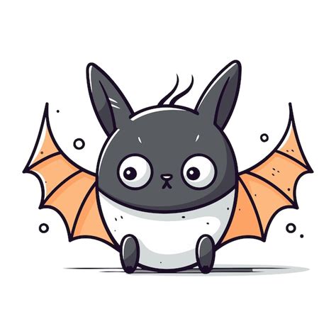 Premium Vector Cute Cartoon Vampire Bat Vector Illustration Isolated