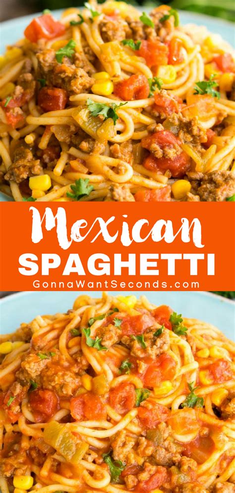 Mexican Spaghetti Recipe A Delicious Mexican Twist On Spaghetti