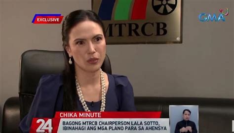 New Mtrcb Chairwoman Lala Sotto Lays Out Plans For The Agency Gma Entertainment