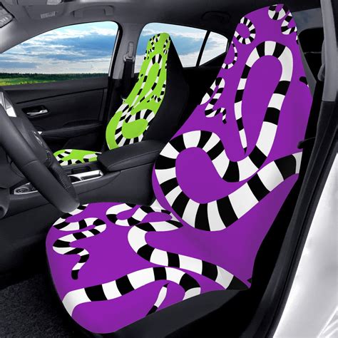 Halloween Mismatched Front Car Seat Covers Beetlejuice Etsy