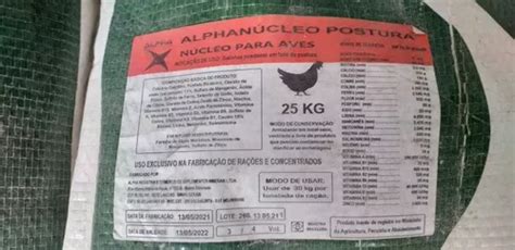 Núcleo Postura 3 Galinha Codorna 15 Kg Faz 500 Kg De Ração