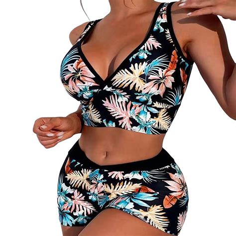 PMUYBHF Female 4 July Plus Size Bikini Underwear For Women Women High