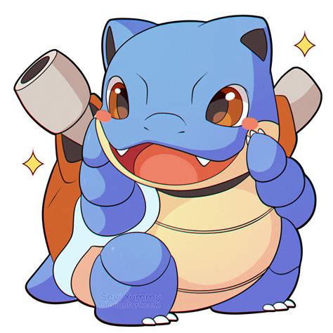 ChibiDex 009 Blastoise By Https Deviantart Seviyummy On