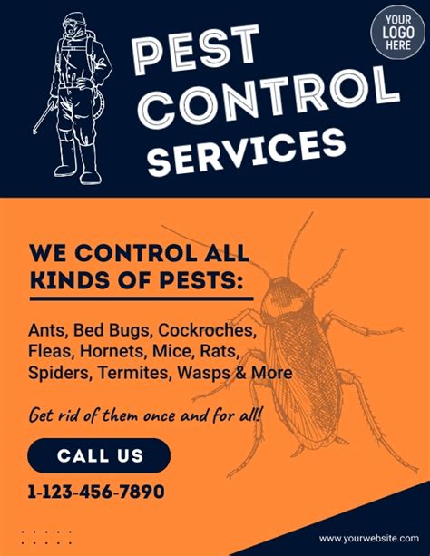 Copy Of Pest Control Flyer Postermywall