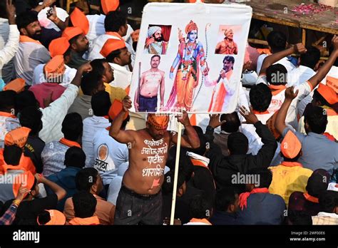 Navi Mumbai India January Huge Crowd Gather At Chhatrapati